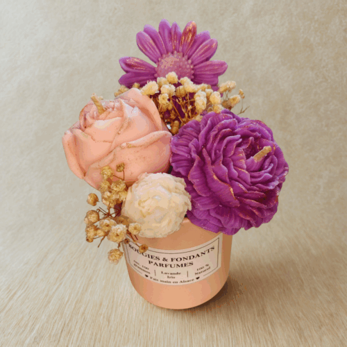 Bouquet de cire <br> Parfum Lavande Iris