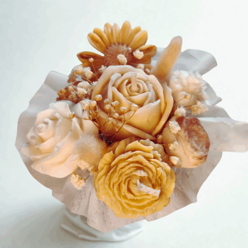 Bouquet de cire <br>Fleur de coton – Image 3