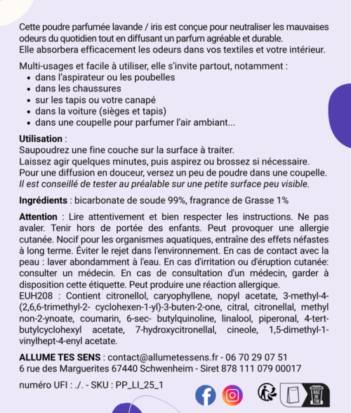Poudre parfumée <br>Lavande Iris – Image 3