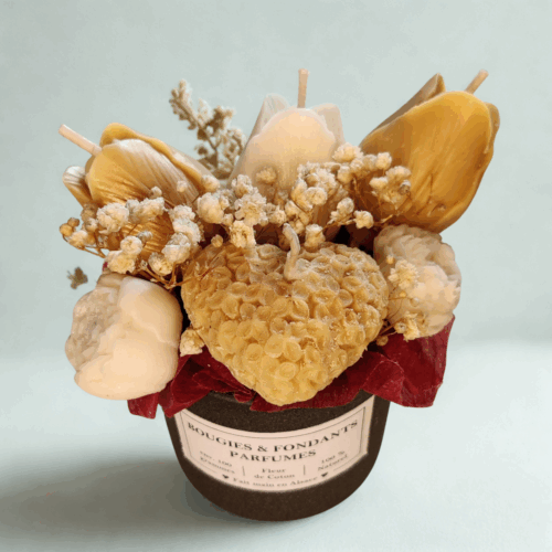 Bouquet de cire <br>Fleur de coton – Image 5