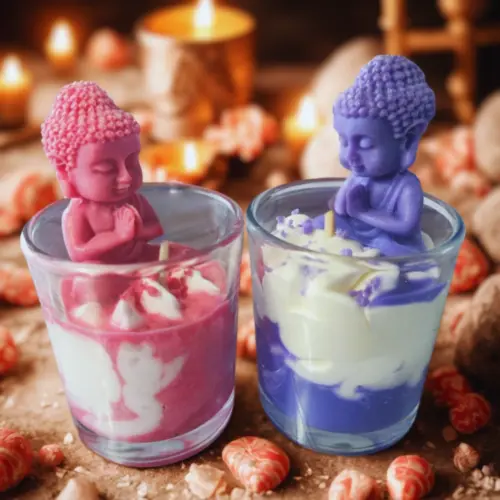 Bougie Bouddha <br> Parfum & décoration